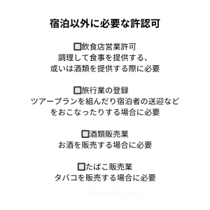 他の許認可