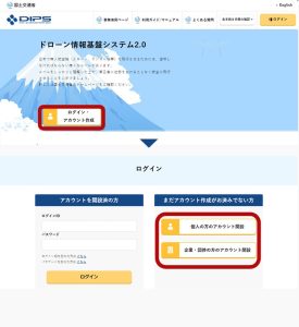 アカウント開設