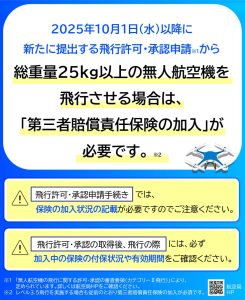 25kg以上の第三者賠償責任保険