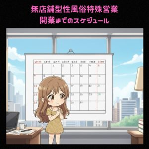 デリヘル開業スケジュール