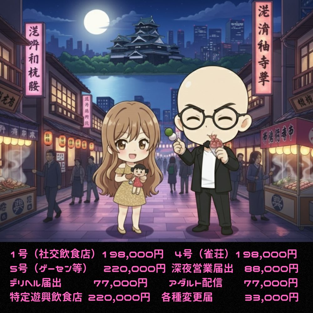 滋賀県の風営法許可で続き