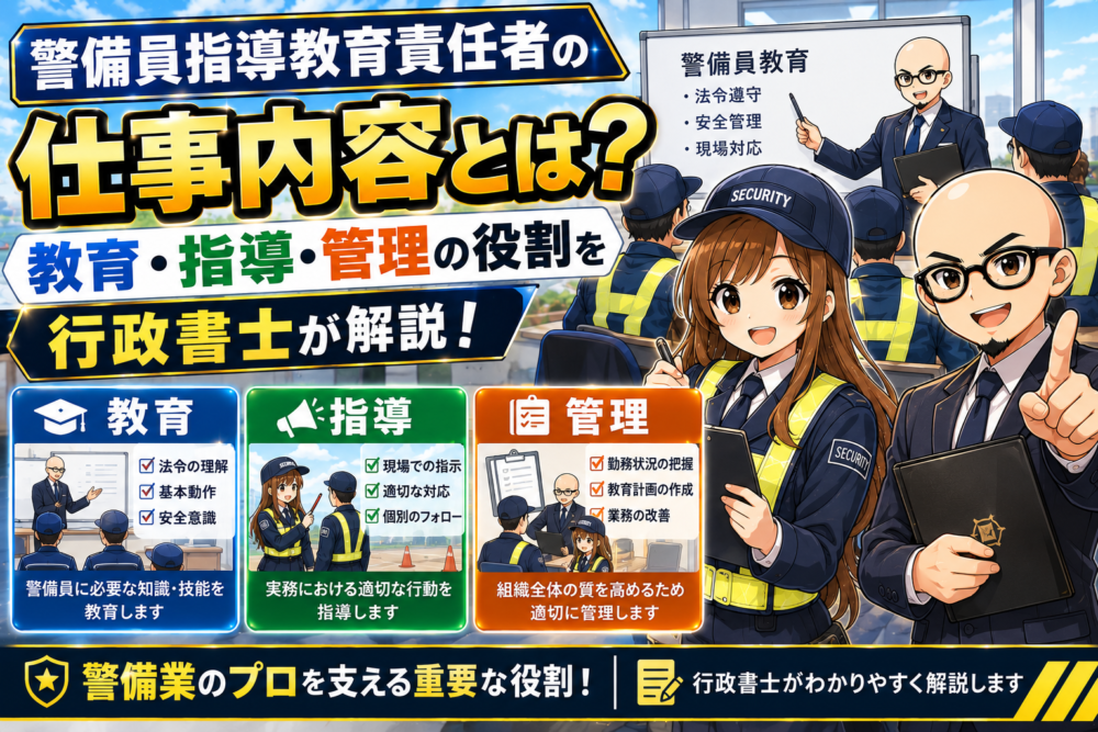 指導教育責任者の仕事内容