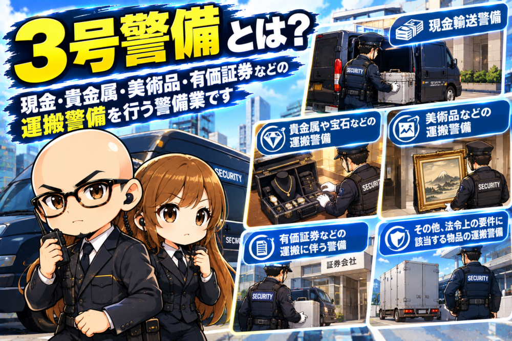 3号警備の運搬警備ガイド