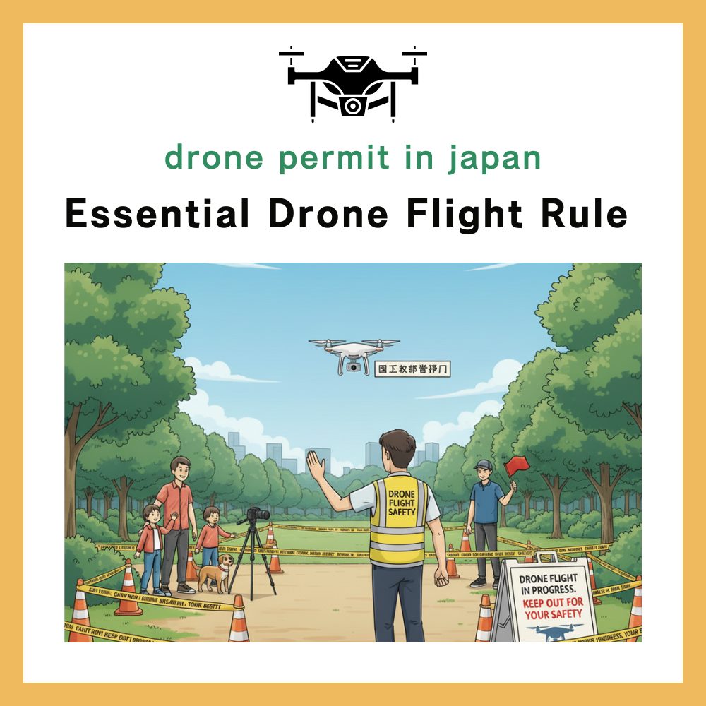 Essential Drone Flight Rule in Japan