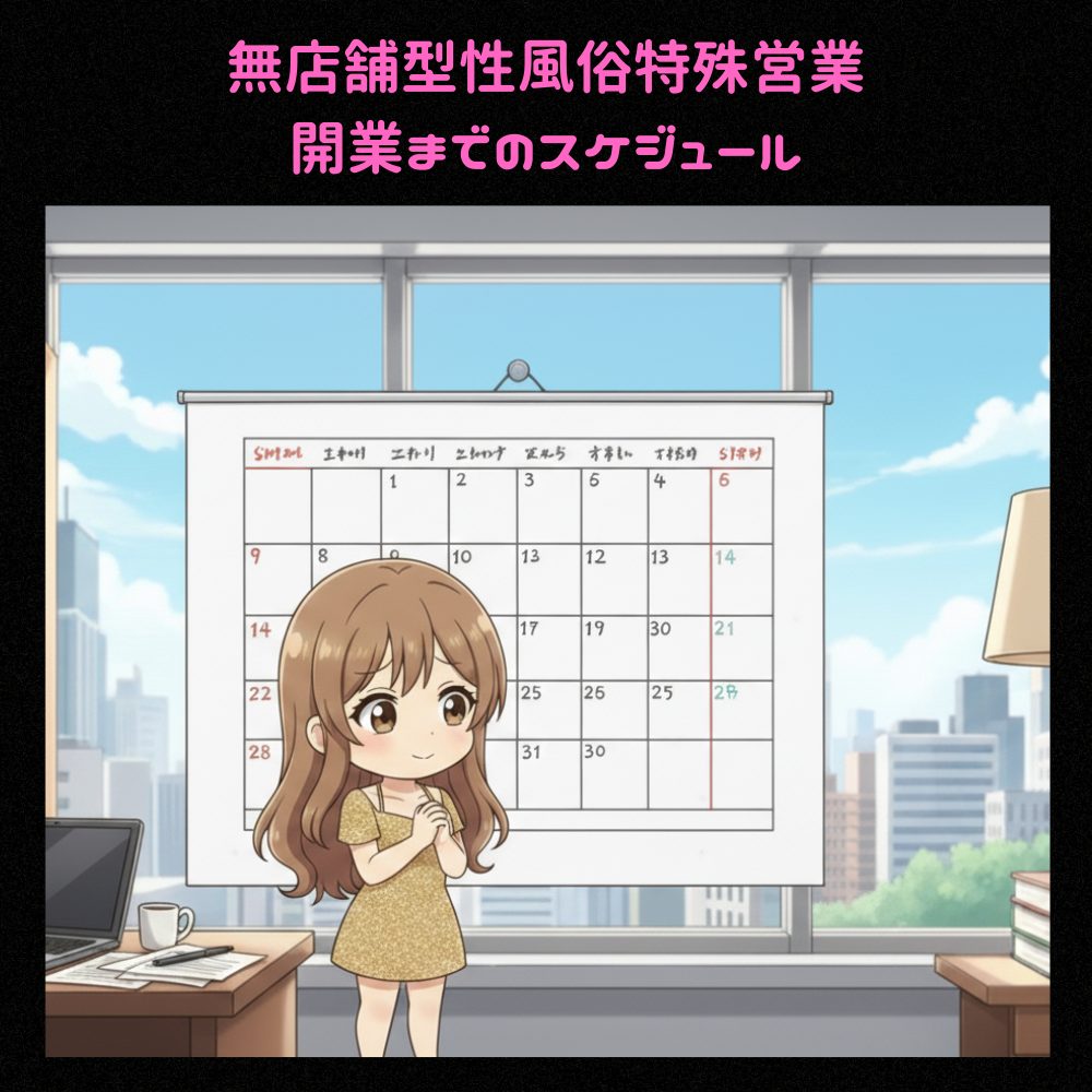 デリヘル開業スケジュール