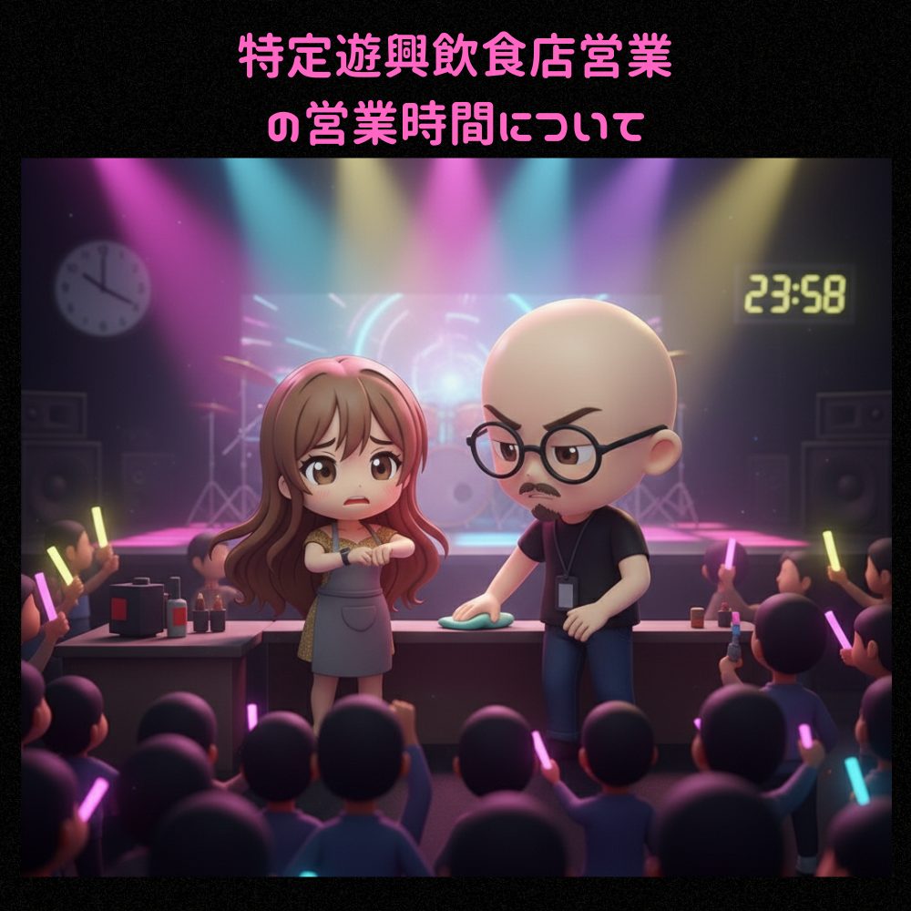 特定遊興飲食店営業の営業時間